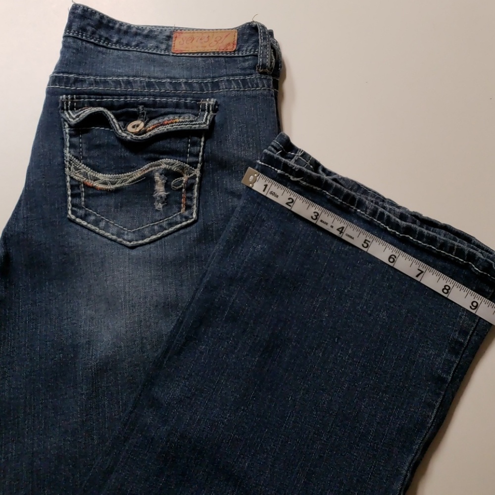 Series 31 short and sweet distressed jeans